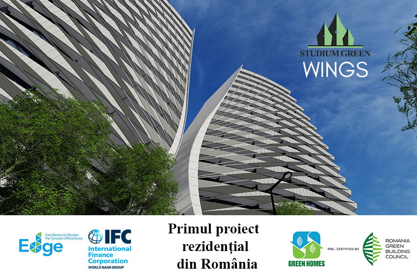 Wings- primul proiect rezidential precertificat EDGE din Romania